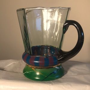 Mackenzie & Childs by Victoria & Richard Vintage hand painted pitcher never used
